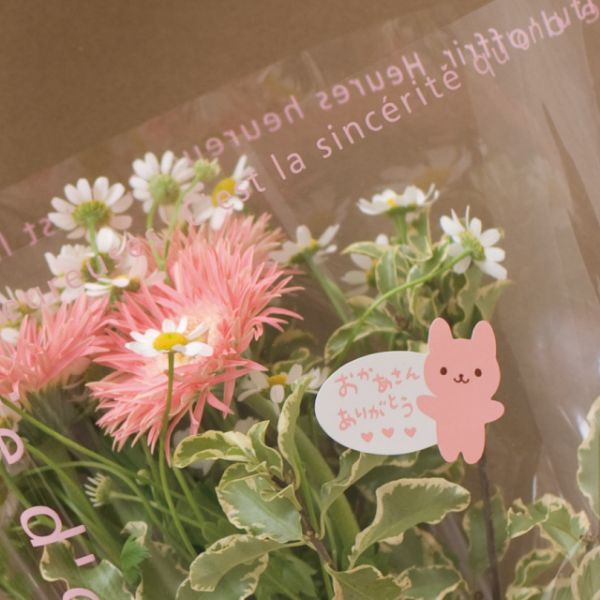 母の日シール-22 うさこ(60枚) ヘッズ