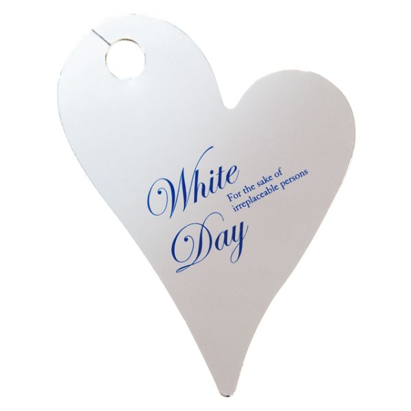 ヘッズ ペーパータグ ホワイトデイハート型タッグ-3(50枚)