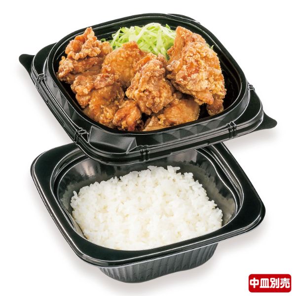 どんぶり容器 TNランチ丼17 黒 本体 シーピー化成