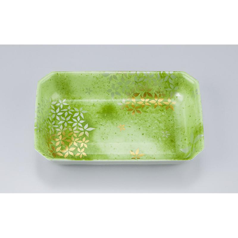 惣菜容器 V-惣菜37深 花里緑 シーピー化成