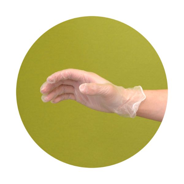PSプラスチック手袋(PVC手袋･介護用) 粉無 M
