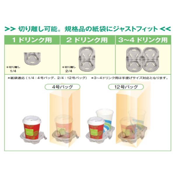 カップホルダー パルプモールド ドリンクキャリア 新 東罐興業