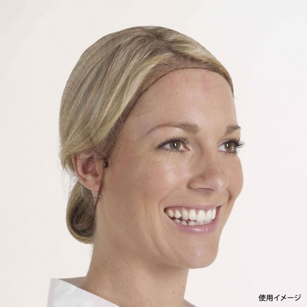 ヘアキャップ ヘアーネット・F ブラック M メディテックジャパン