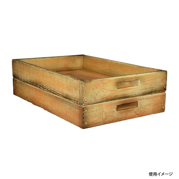 販売什器 ヴィンテージBOX 3045 OR オレンジ パックスタイル