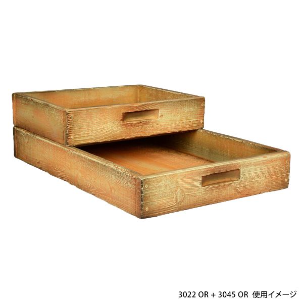 販売什器 ヴィンテージBOX 3045 OR オレンジ パックスタイル