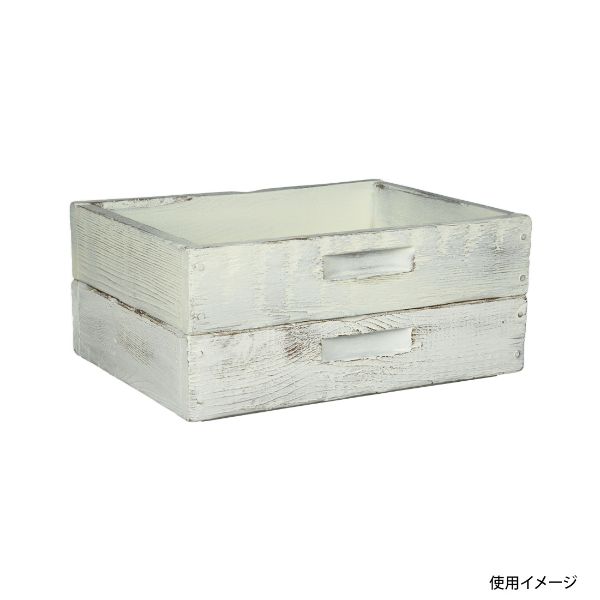 販売什器 ヴィンテージBOX 3022 WH ホワイト パックスタイル