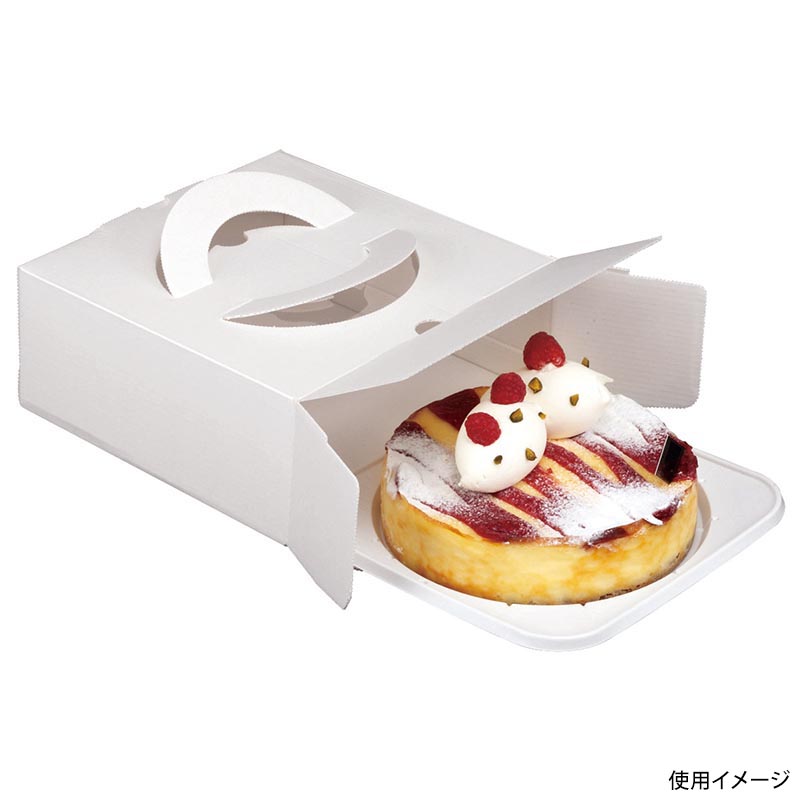 ケーキ箱 エコガトー5号トレー付 ヤマニパッケージ