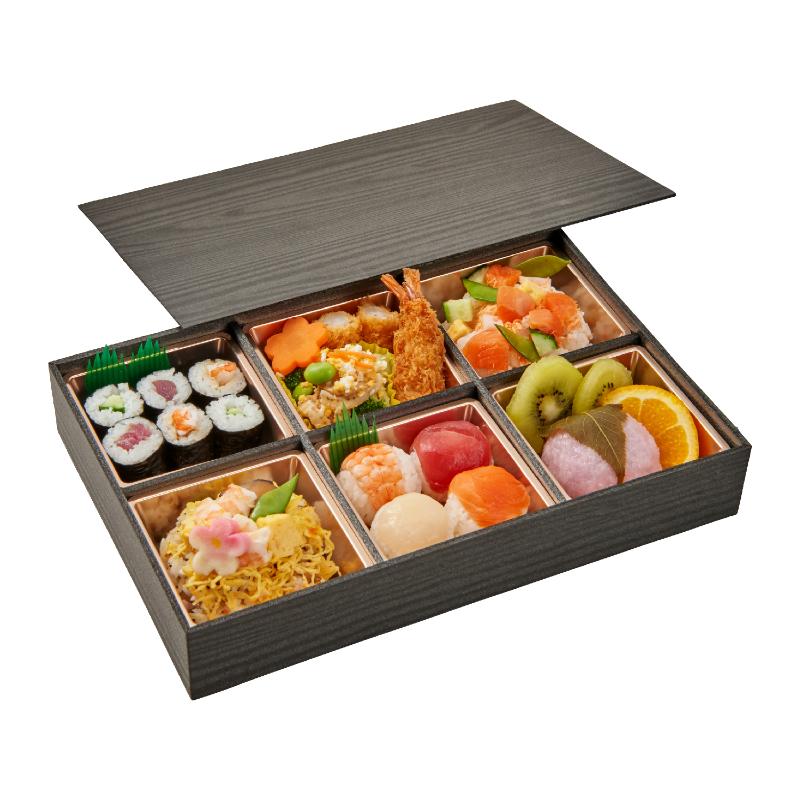 折箱 匠御膳28-19H 黒木目-金(共)Y 中央化学