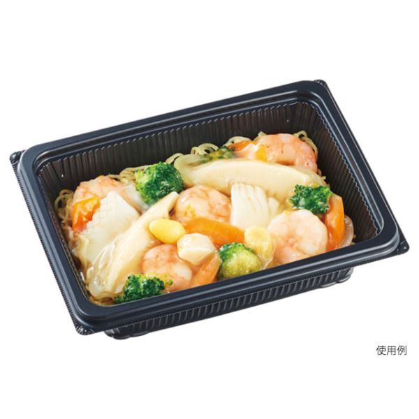 麺容器 DLV角19-14(47)MSD 黒 エフピコ