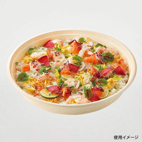 寿司容器 BB丸桶 6 ラミ 398φ×45H パックスタイル
