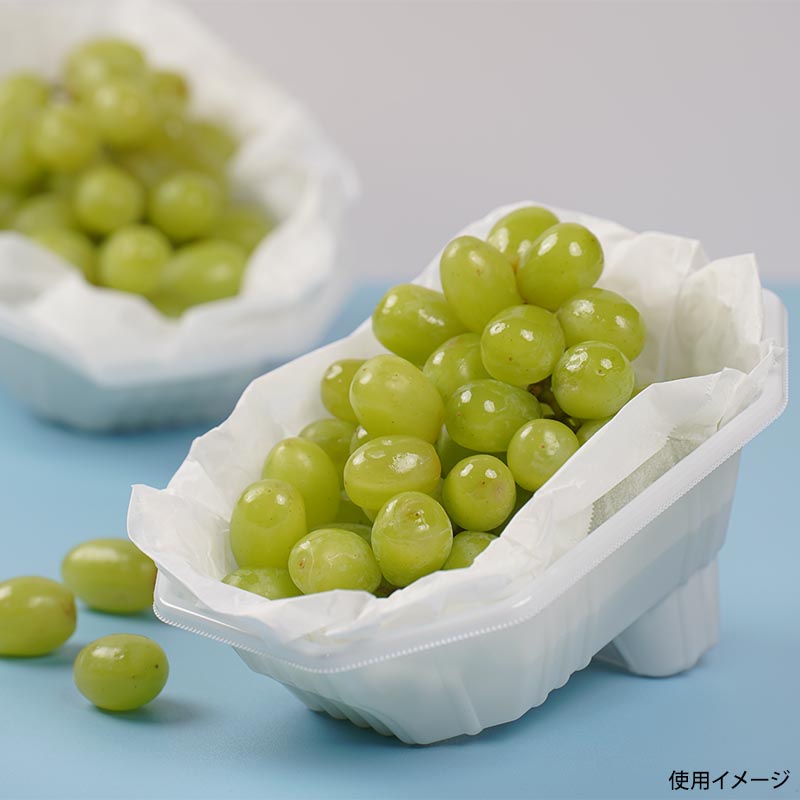 青果・農産容器 エフピコチューパ フルーツトレーFRプラス M 白 ...