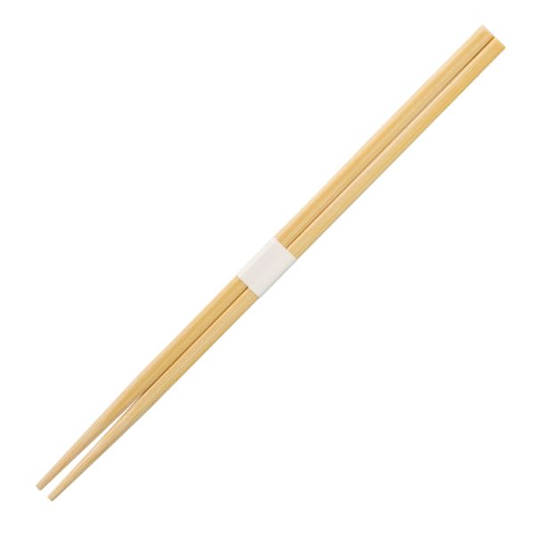 割箸 竹角箸24cm 白帯巻【weeco】 中村