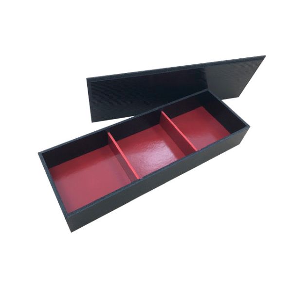 仕出弁当  夢御膳3色 W黒BK 共蓋付