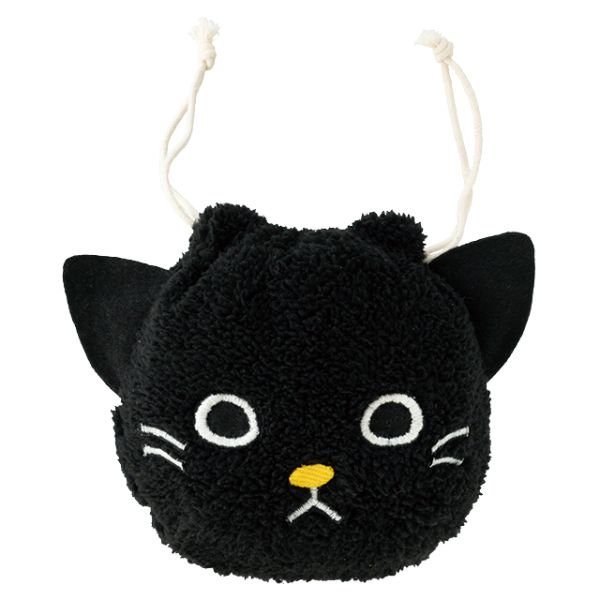 袋 ポップアニマルミニ巾着バッグ ネコ-S(10枚) ヘッズ | テイクアウト