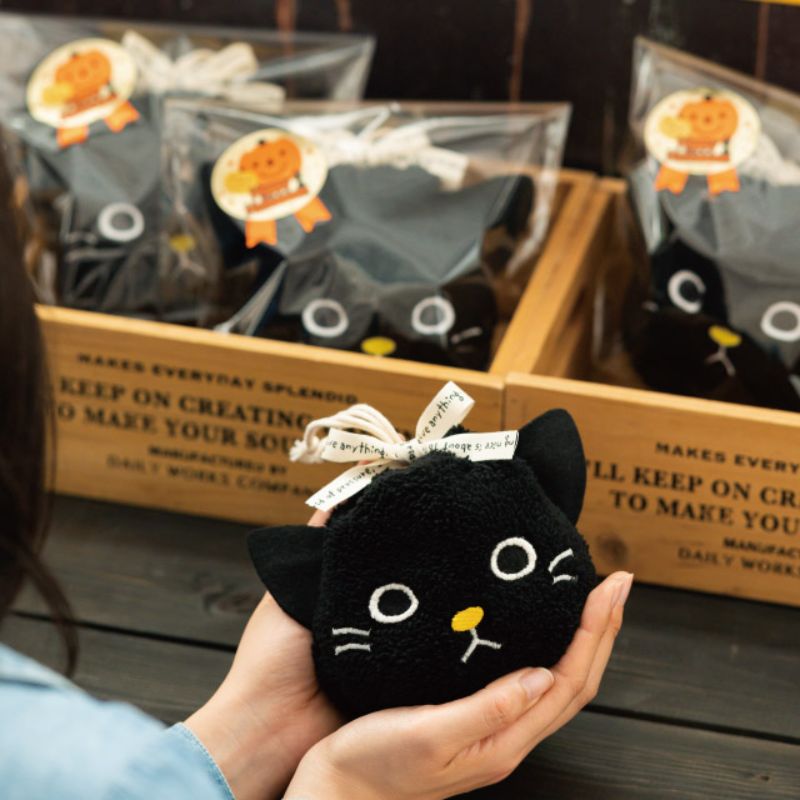 袋 ポップアニマルミニ巾着バッグ ネコ-S(10枚) ヘッズ | テイクアウト