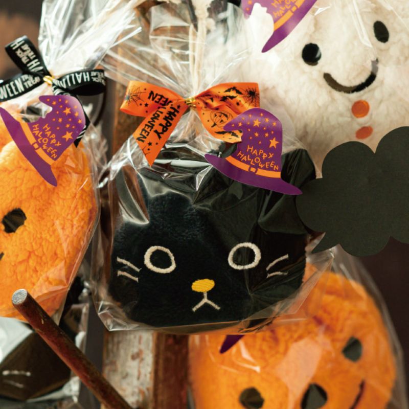 袋 ポップアニマルミニ巾着バッグ ネコ-S(10枚) ヘッズ | テイクアウト