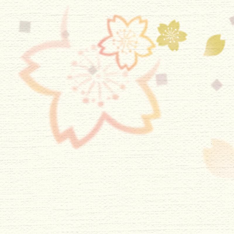 プリンター用紙 4-1045 和柄用紙 和ごころ A4判 金色桜 10枚入 ササガワ