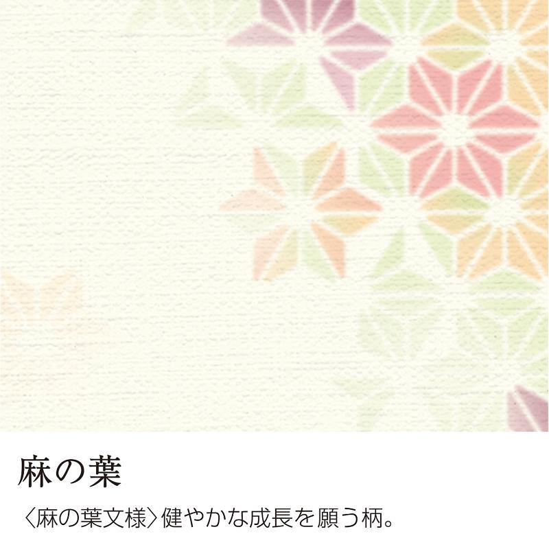 プリンター用紙 4-1042 和柄用紙 和ごころ A4判 麻の葉 10枚入 ササガワ