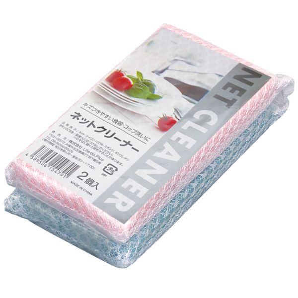 スポンジ J-2 抗菌ネットクリーナー(2P) Life-do.Plus