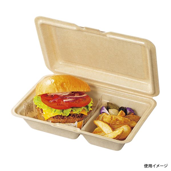 弁当容器 ランチボックス Kランチ-54-D ナチュラル ケーピープラテック