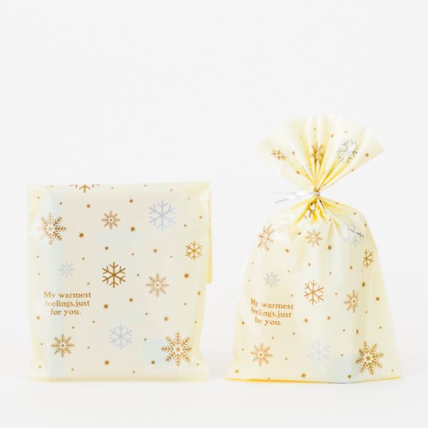 テープ無 OPP袋 クラシカルクリスマス OPPギフトバッグ-3(50枚) ヘッズ