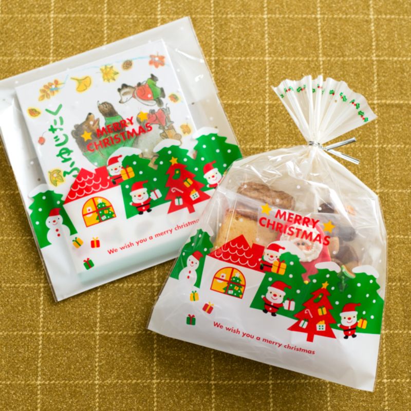 袋 ミニサンタOPPギフトバッグ-2(50枚) ヘッズ