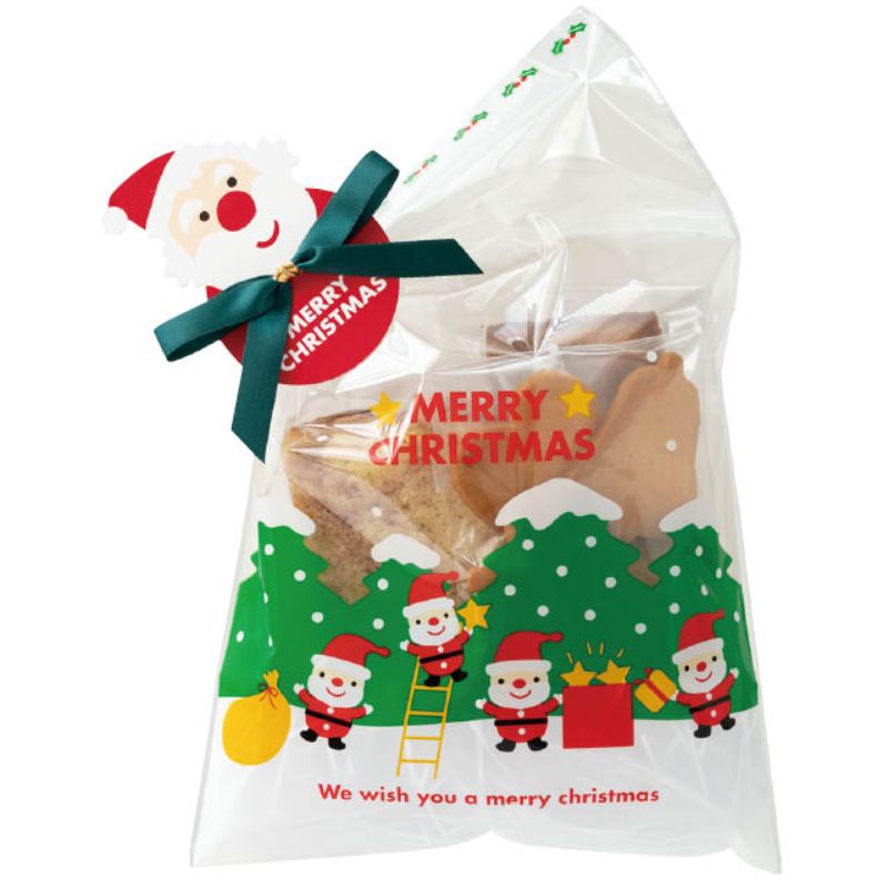 袋 ミニサンタOPPギフトバッグ-3(50枚) ヘッズ