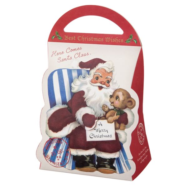 贈答箱 クリスマスアンティークサンタ ギフトBOXバッグ型-S(20枚)