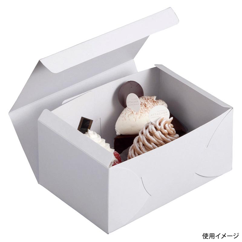 ケーキ箱 サービス組立 ＃4 ヤマニパッケージ