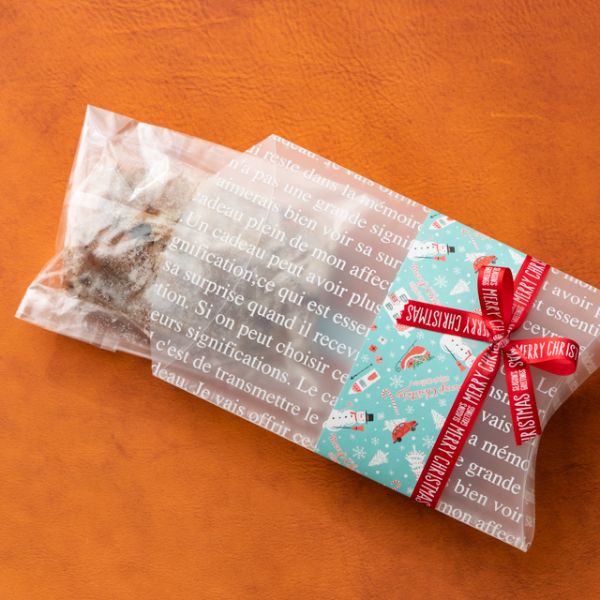 クリスマスレタープリント サテンリボン-1/レッド(1巻) ヘッズ