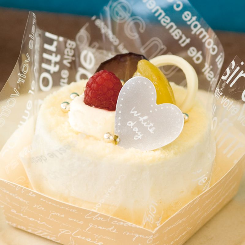 スウィーツ用品 ホワイトデイケーキピック-1(100枚) ヘッズ