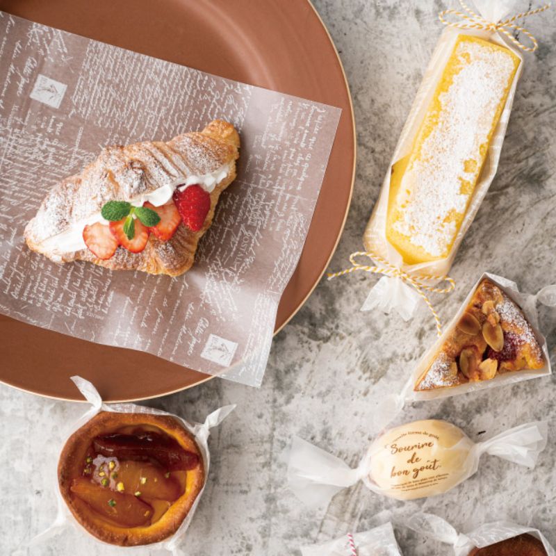 包装紙 デザインワックスペーパーシート-2 レットル(100枚) ヘッズ