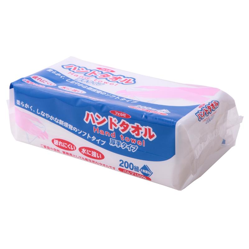 衛生資材 フェルミハンドタオル 200W イデシギョー