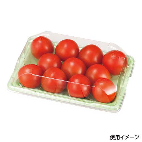フルーツ容器 PSTR250平 くもはだグリーン エフピコチューパ