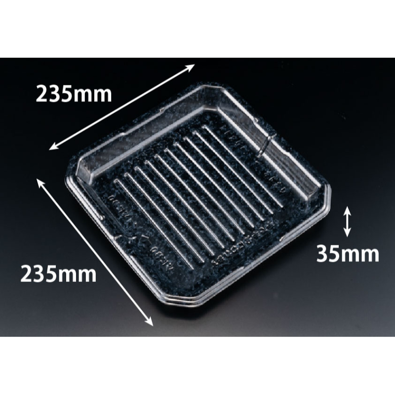 発泡トレー うましゃぶ24-24B ストーングレー リスパック