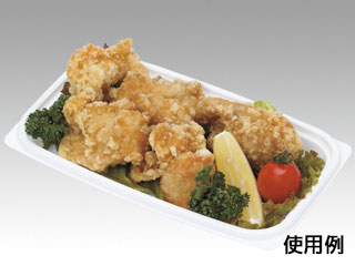 軽食容器 Fカップ AC-11-18H (白) 福助工業