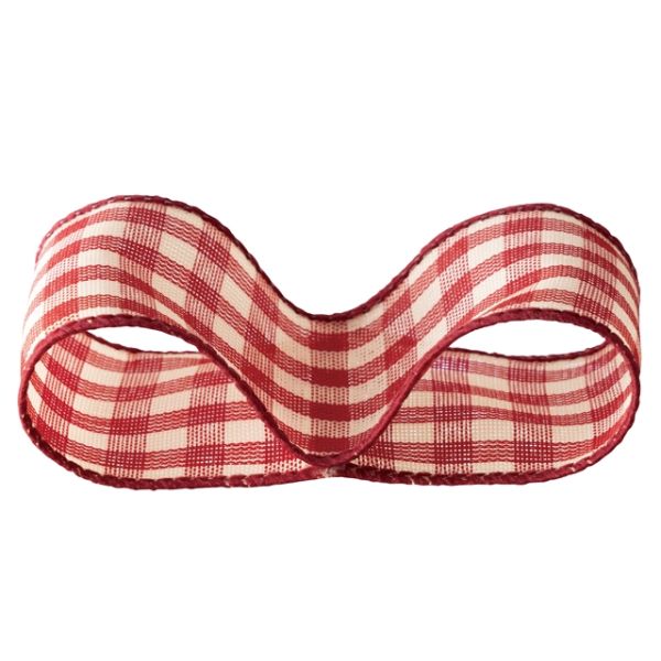 ギンガムチェックワイヤーリボン-1 レッド(1巻) ヘッズ