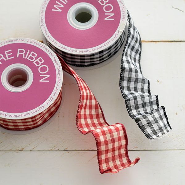 ギンガムチェックワイヤーリボン-1 レッド(1巻) ヘッズ