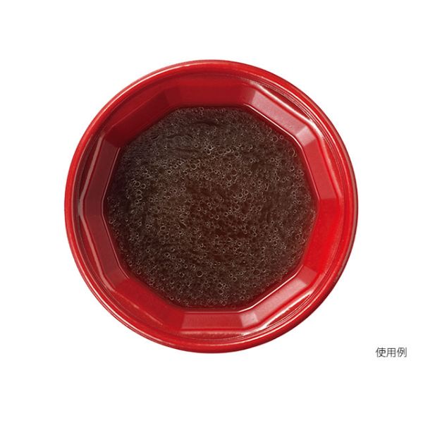 どんぶり容器 KNB-185-R 本体 赤黒 ケーピープラテック