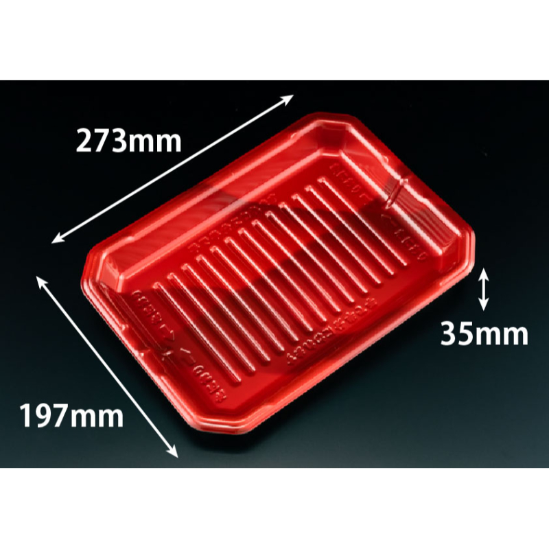 発泡トレー うましゃぶ20-28B ソワレレッド リスパック