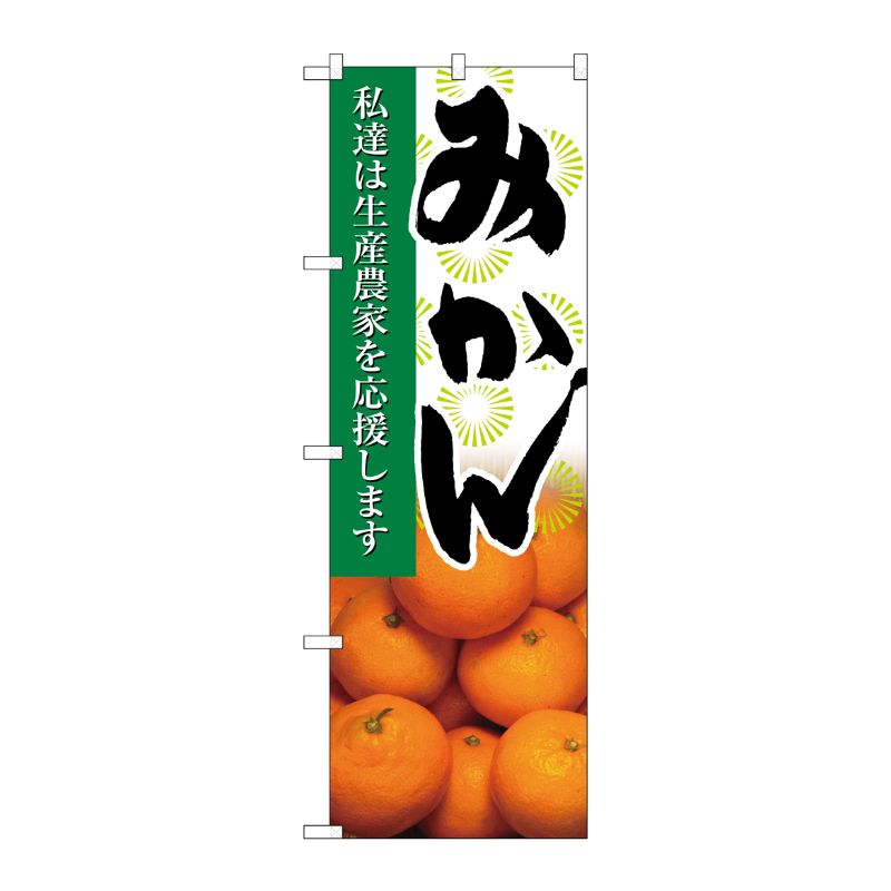 [N] みかん 写真 のぼり No.21937 P・O・Pプロダクツ