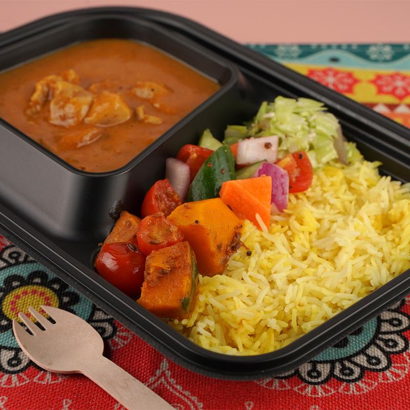 カレー容器 CT キャリー K28-18 BK 身 中央化学