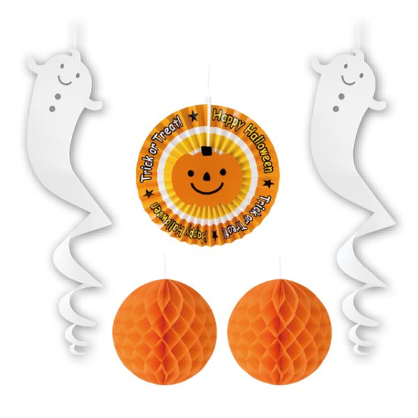 ヘッズ 店内装飾 ハロウィンデコレーション オバケ-1(1セット)
