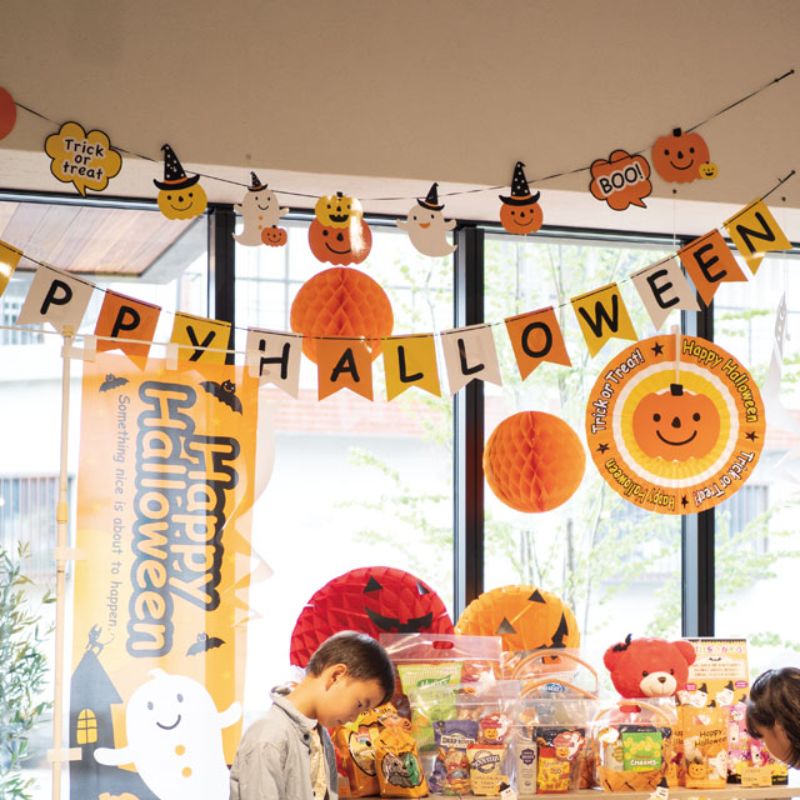 ヘッズ 店内装飾 ハロウィンデコレーション オバケ-1(1セット)