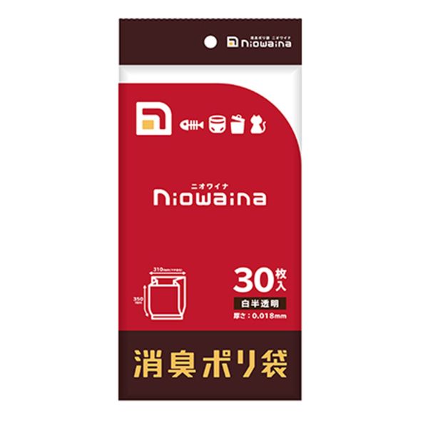 HDゴミ袋 ニオワイナ消臭袋ヘッダー付き 日本サニパック