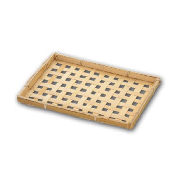 竹トレー 市松(S)