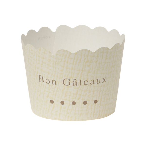 ケーキカップ NP-6F(50H) ボンガトー(ベージュ) 伊藤景パック産業