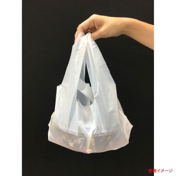レジ袋 丼専用ベストバッグ(小) 無地 乳白 まつもと合成