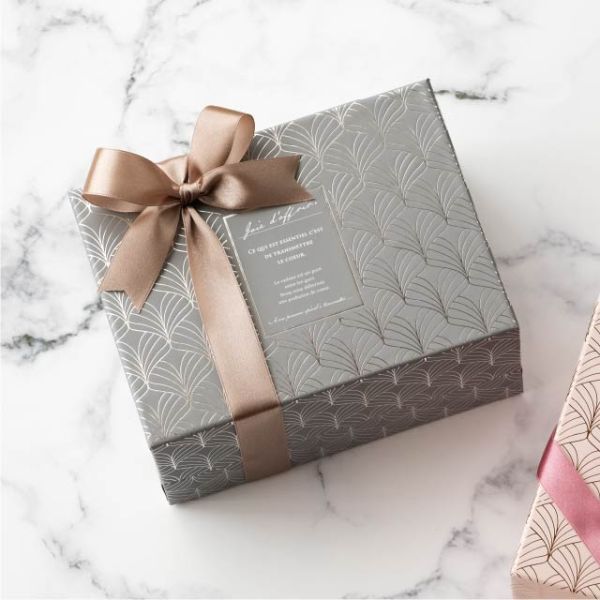 ギフト資材 2523R サテンリボン SMOKYBEIGE 25mm(1巻) ヘッズ