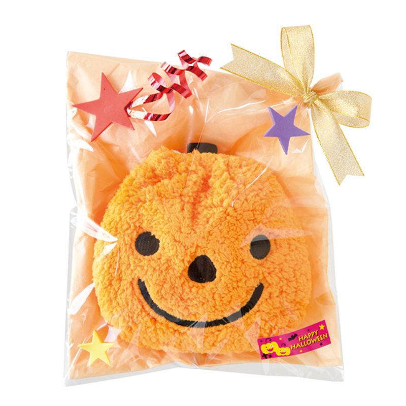 袋 ハロウィンカボチャ巾着バッグ-S(10枚) ヘッズ